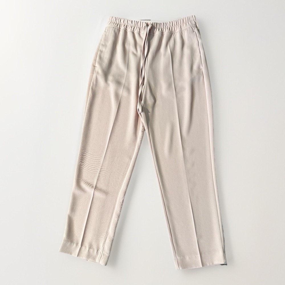 Reiss Hailey Pull On Trousers Nude Pink Colour Pockets Recycled Polyester 4 - Picture 4 of 11